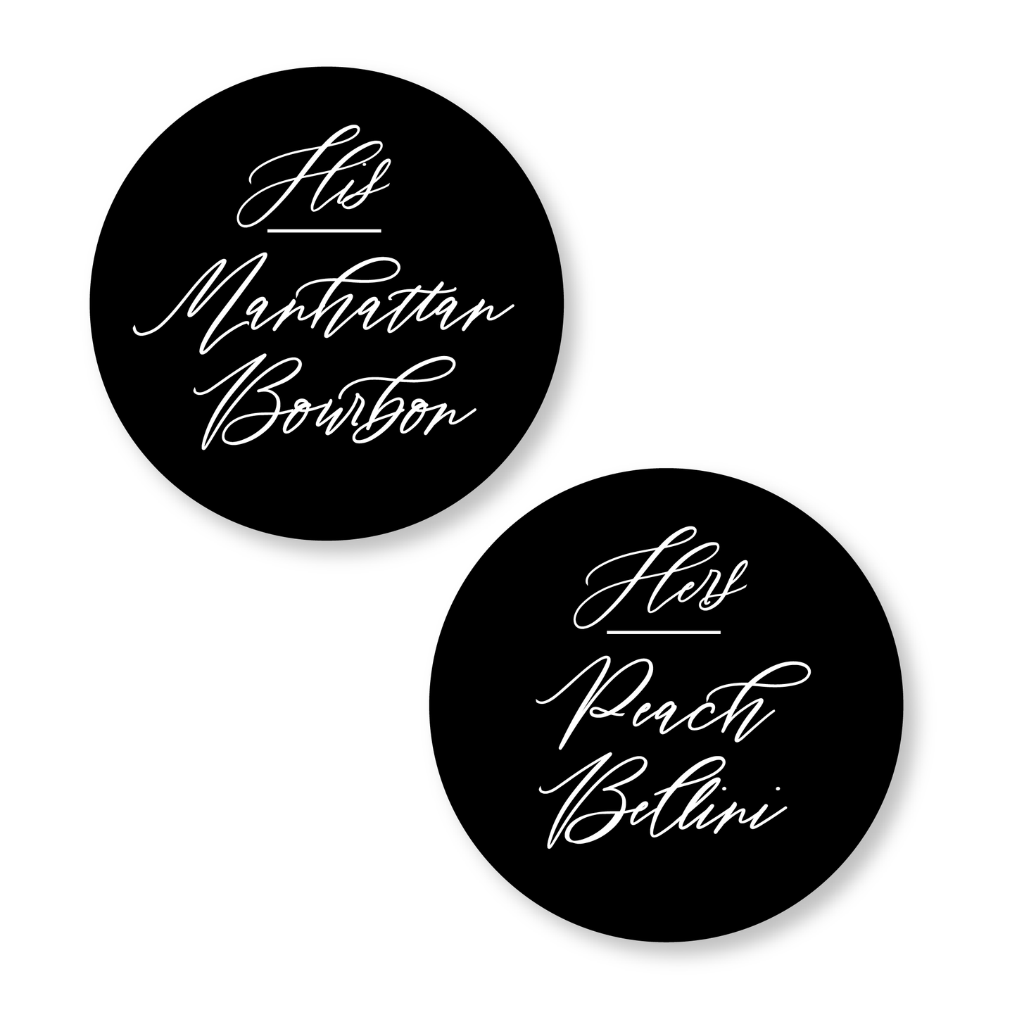 Custom Cocktail Signage